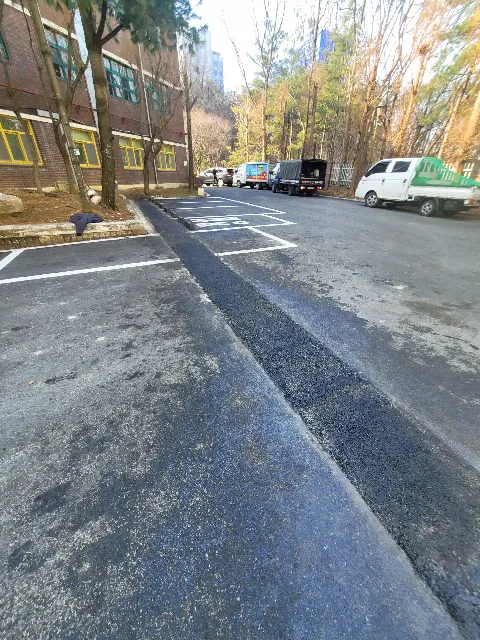 마당 아스팔트 포장