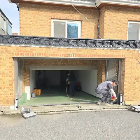 양주 건물 입구 차수막 시공
