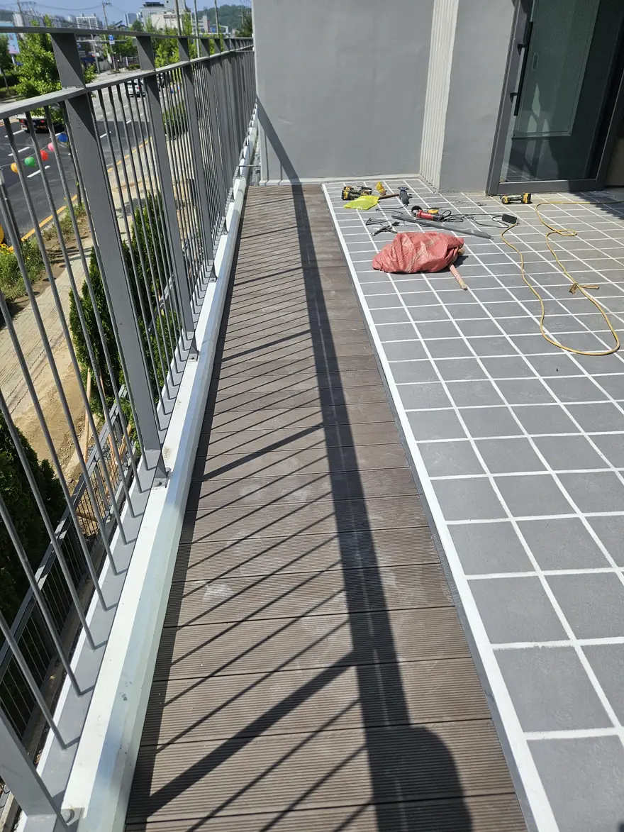 옥상 데크 설치 오산 세교 5