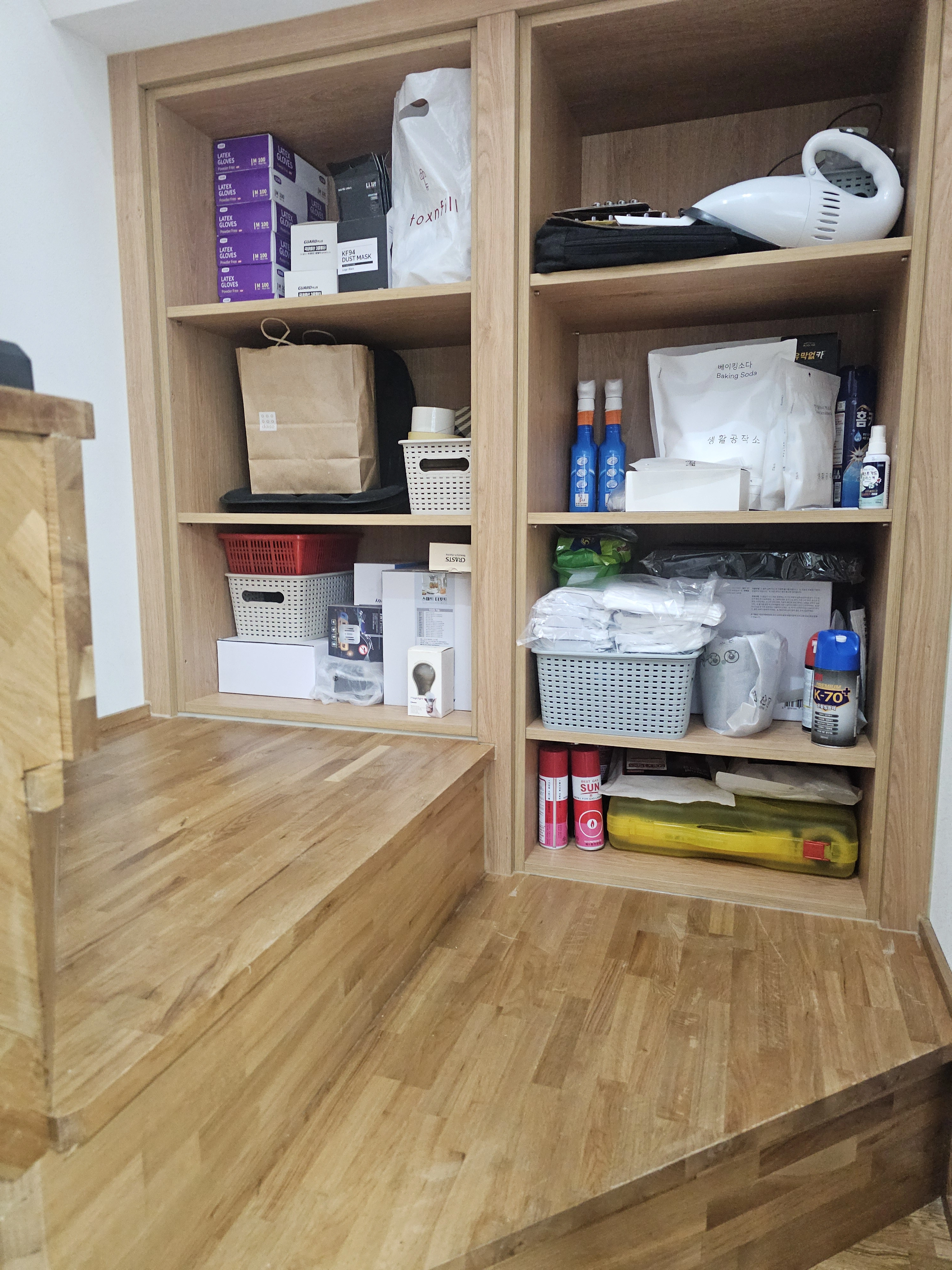 경기 화성 베란다 수납장 시공