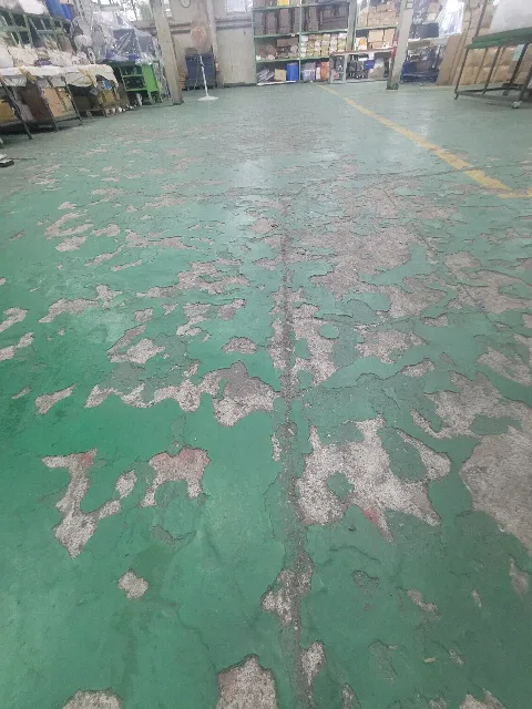 콩자갈 바닥 마감