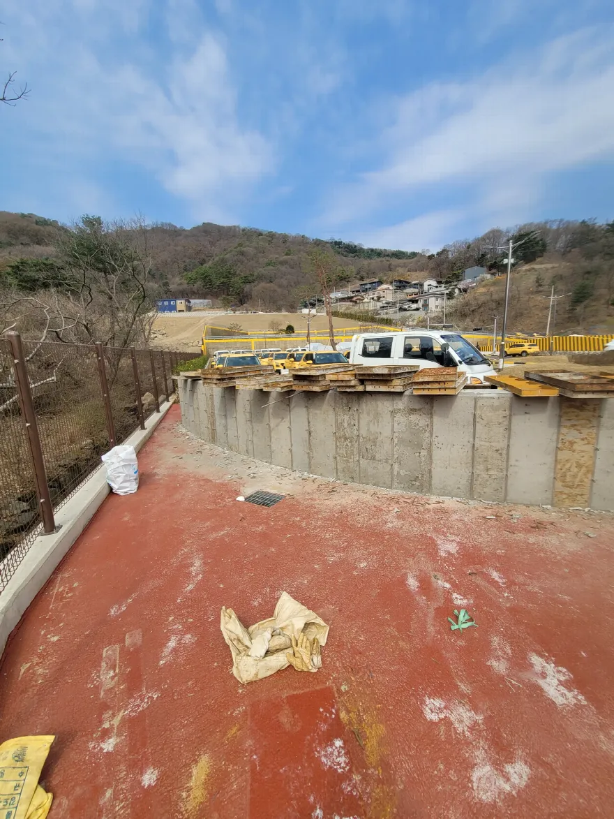 경기 과천 노후 옹벽 재시공