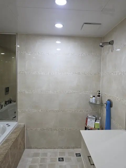 일자형 샤워부스 설치 인천 부평