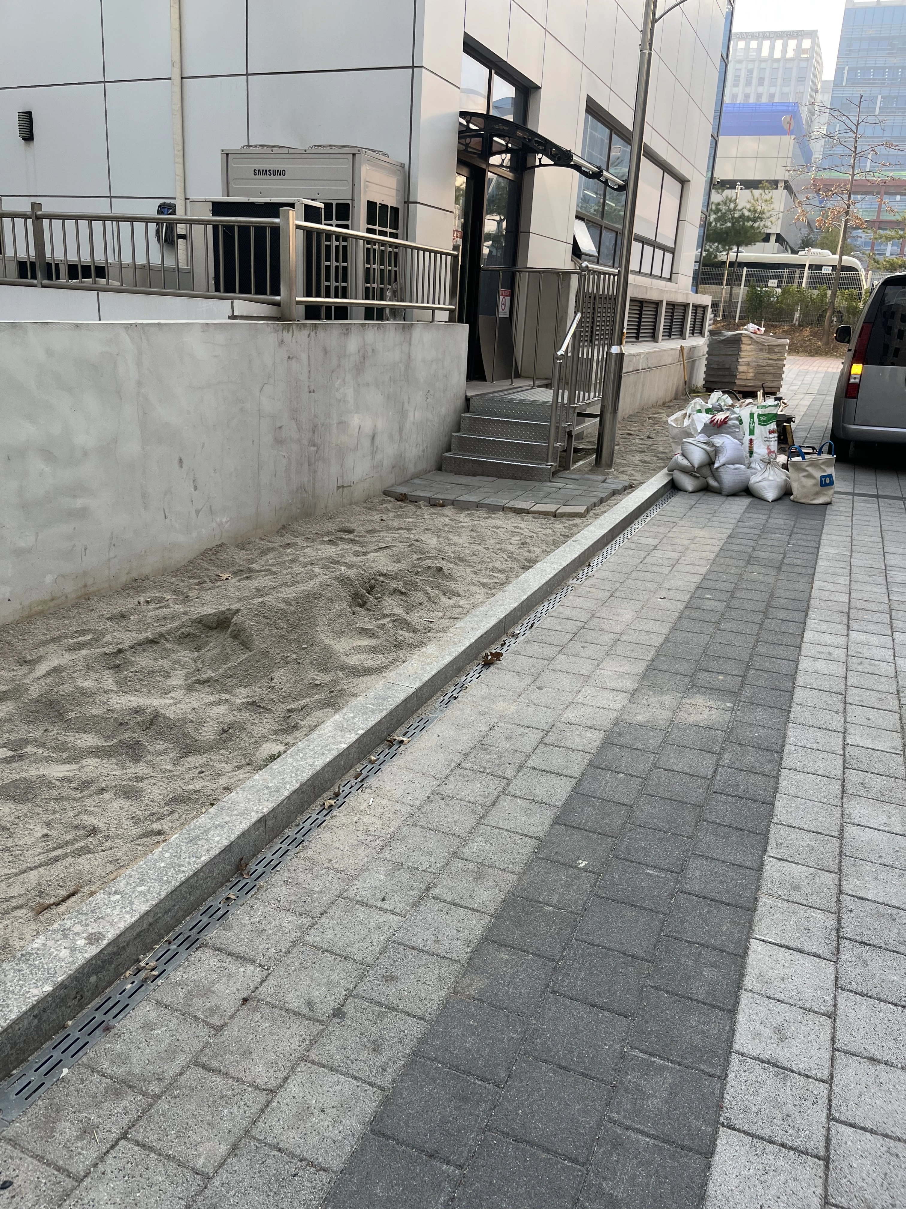 보도 포장 시공 충북 옥천 2