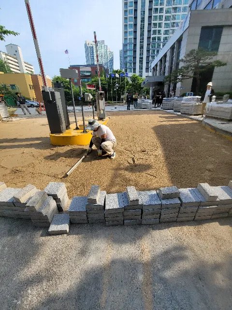 보차도 경계 시공 서울 송파