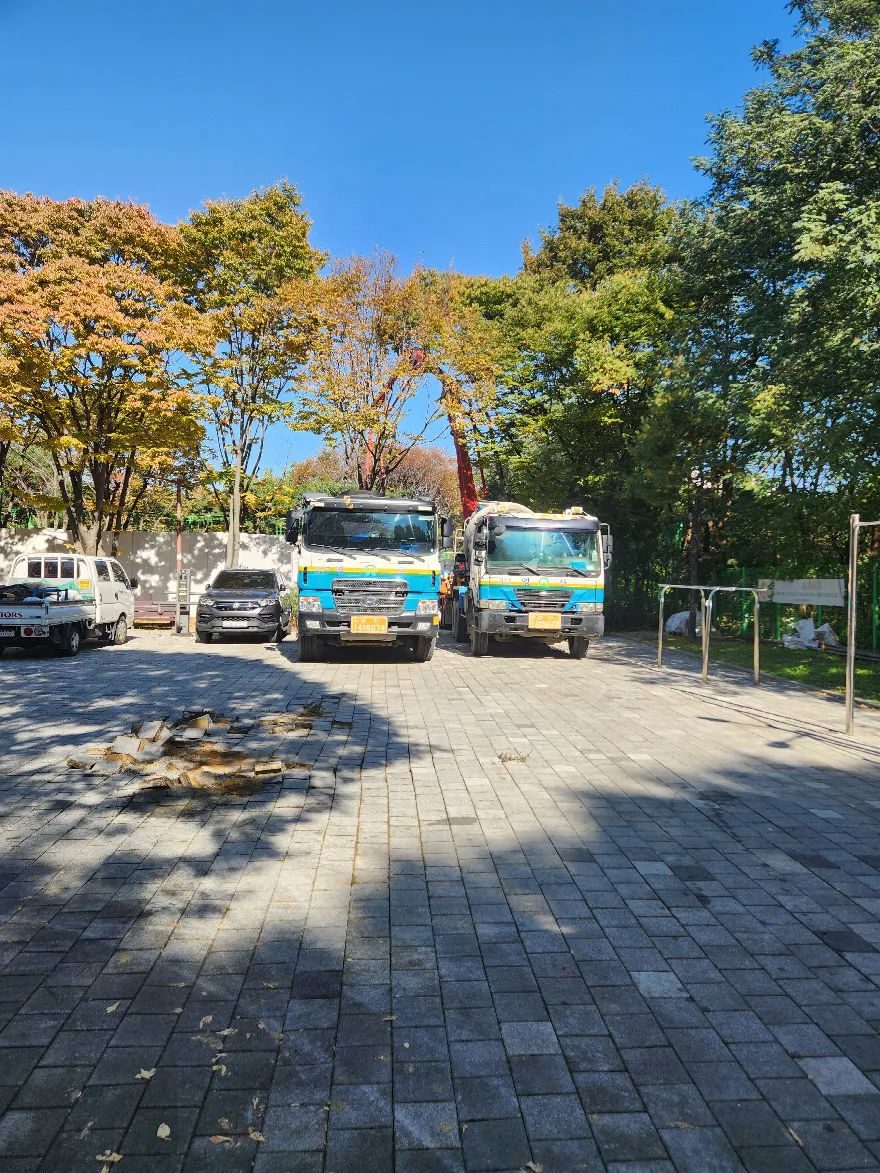 경기 의왕 경계석 설치 공사