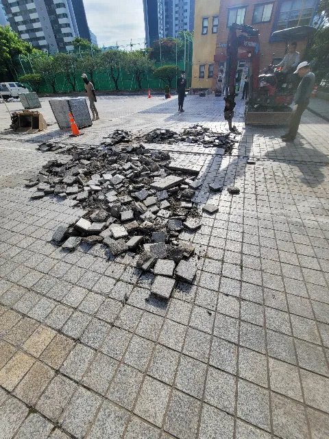 판석 들뜸 보수 서울 노원