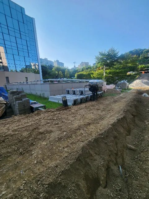 배수 트렌치 신설 충북 충주